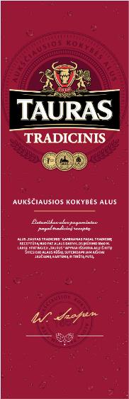 Prekės ženklas: TAURAS TRADICINIS